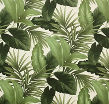 Load image into Gallery viewer, Tropical Serenade Green Velvet Cushion
